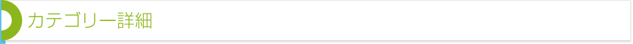 カテゴリー詳細